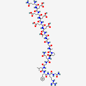 molecular formula C77H119N23O30 B13809865 Pancreastatin(33-49)(porcine) 