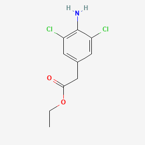 (4-Amino-3,5-dichlorophenyl)acetic acid ethyl ester