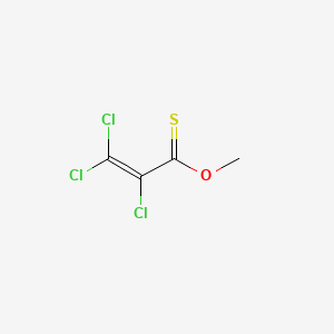 molecular formula C4H3Cl3OS B13809906 Methyl trichlorothioacrylate CAS No. 76619-91-5