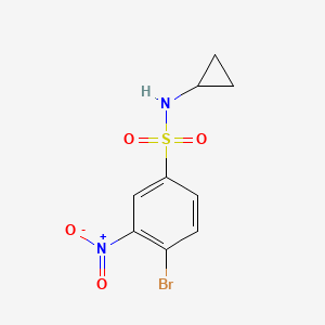 4-Bromo-N-cyclopropyl-3-nitrobenzenesulfonamide