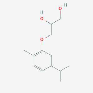 molecular formula C30H48O3 B13809942 Lanostane-3,7,11-trione CAS No. 6593-13-1