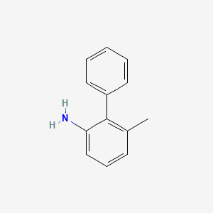 molecular formula C13H13N B13809957 2-Amino-6-methylbiphenyl 
