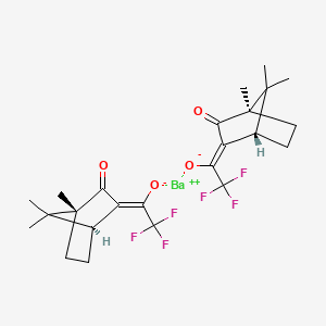 Barium D-3-trifluoroacetylcamphorate