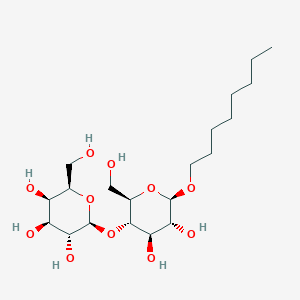 molecular formula C20H38O11 B013810 OCTYL 4-O-(B-D-GALACTOPYRANOSYL)-B-D-GLUCOPYRANOSIDE CAS No. 74513-17-0