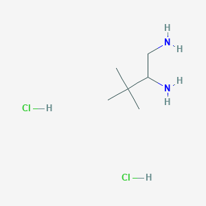 3,3-Dimethylbutane-1,2-diamine dihydrochloride