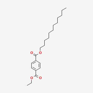 molecular formula C22H34O4 B13810110 1,4-Benzenedicarboxylic acid, dodecyl ethyl ester 