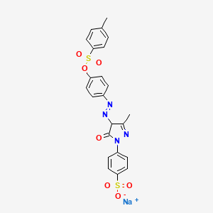 molecular formula C23H19N4NaO7S2 B13810120 Acidyellow76 