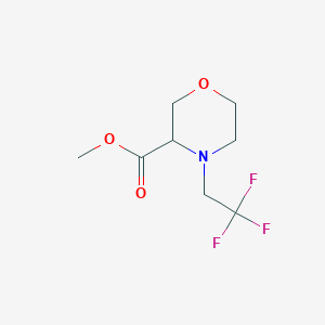 Methyl 4-(2,2,2-trifluoroethyl)morpholine-3-carboxylate