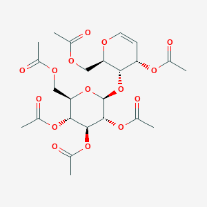 molecular formula C24H32O15 B13810166 2,3,6,2',3',4',6'-Hexa-O-acetyl-D-cellobial 