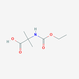 molecular formula C7H13NO4 B13810178 n-(Ethoxycarbonyl)-2-methylalanine CAS No. 91613-84-2