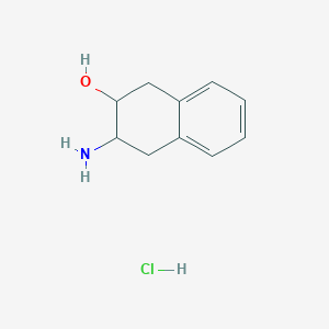 3-Amino-1,2,3,4-tetrahydronaphthalen-2-ol hydrochloride