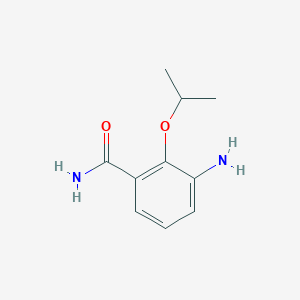 3-Amino-2-(propan-2-yloxy)benzamide