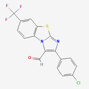 molecular formula C17H8ClF3N2OS B13810272 Buttpark 30\02-100 