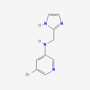 5-bromo-N-(1H-imidazol-2-ylmethyl)pyridin-3-amine