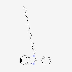 molecular formula C25H34N2 B13810333 1-N-Dodecyl-2-phenylbenzimidazole 