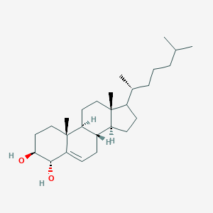 molecular formula C₂₇H₄₆O₂ B138104 4|A-Hydroxy Cholesterol CAS No. 34310-86-6