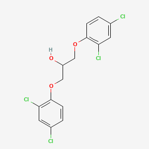 molecular formula C15H12Cl4O3 B13810454 1,3-Bis(2,4-dichlorophenoxy)propan-2-ol CAS No. 53283-84-4