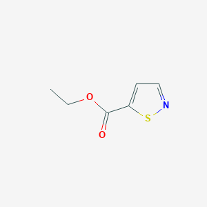 molecular formula C6H7NO2S B13810511 Ethyl isothiazole-5-carboxylate 