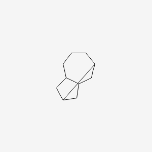 molecular formula C10H16 B13810525 Tricyclo[5.3.0.0(3,9)]decane 