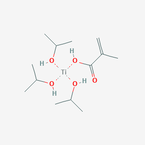 molecular formula C13H30O5Ti B13810538 Titanium methacrylate triisopropoxide 
