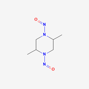 molecular formula C6H12N4O2 B13810554 2,5-Dimethyldinitrosopiperazine CAS No. 55556-88-2