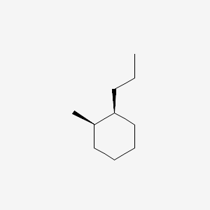 molecular formula C10H20 B13810613 cis-1-Methyl-2-propylcyclohexane CAS No. 4926-71-0