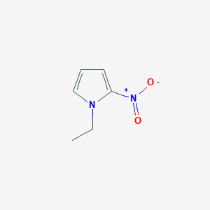 molecular formula C6H8N2O2 B13810654 1-Ethyl-2-nitropyrrole 