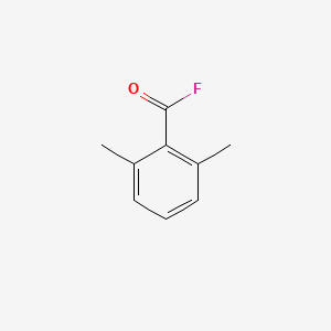 molecular formula C9H9FO B13810736 2,6-Dimethylbenzoyl fluoride CAS No. 59880-88-5