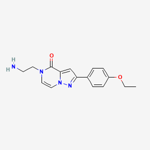 5-(2-aminoethyl)-2-(4-ethoxyphenyl)pyrazolo[1,5-a]pyrazin-4(5H)-one