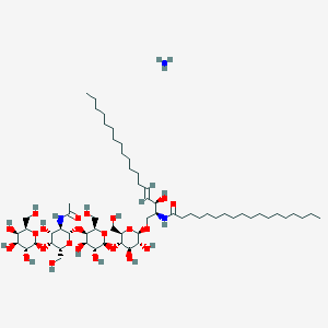molecular formula C62H117N3O23 B13810803 Ceramide tetrahexoside 