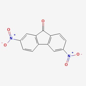 molecular formula C13H6N2O5 B13810806 2,6-Dinitro-9-fluorenone CAS No. 58160-30-8