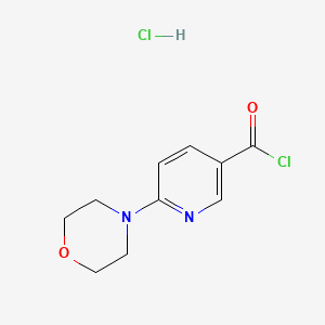 6-Morpholinopyridine-3-carbonyl chloride hydrochloride