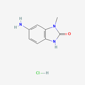 6-Amino-1-methyl-2,3-dihydro-1H-1,3-benzodiazol-2-one hydrochloride