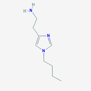 molecular formula C9H17N3 B13810835 2-(1-Butyl-1H-imidazol-4-yl)ethan-1-amine CAS No. 779979-10-1