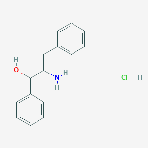 2-Amino-1,3-diphenylpropan-1-ol hydrochloride