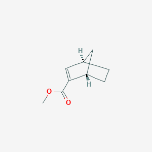 molecular formula C9H12O2 B138109 methyl (1S,4R)-bicyclo[2.2.1]hept-2-ene-2-carboxylate CAS No. 136520-60-0