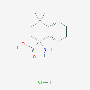 1-Amino-4,4-dimethyl-1,2,3,4-tetrahydronaphthalene-1-carboxylic acid hydrochloride