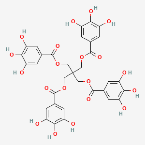 molecular formula C33H28O20 B13810927 Pentaerythrityl tallate 