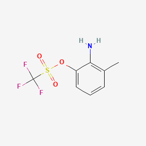 2-Amino-3-methylphenyl trifluoromethanesulphonate