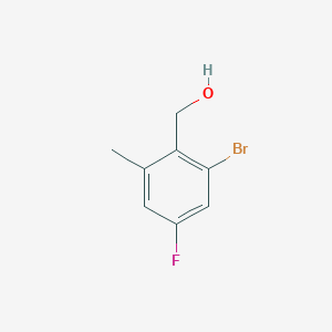 molecular formula C8H8BrFO B1381096 (2-Bromo-4-fluoro-6-methylphenyl)methanol CAS No. 1379297-33-2
