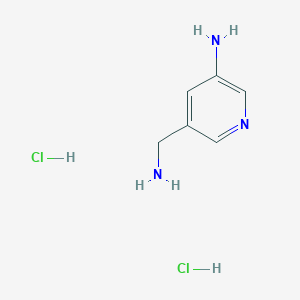 5-(Aminomethyl)pyridin-3-amine dihydrochloride
