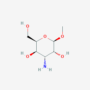 molecular formula C7H15NO5 B13811031 beta-D-Gulopyranoside, methyl 3-amino-3-deoxy-(9CI) 