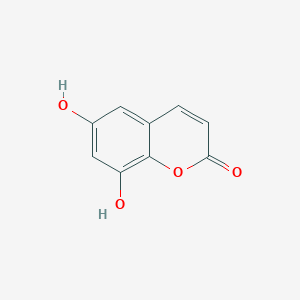 molecular formula C9H6O4 B13811124 6,8-Dihydroxycuomarin 