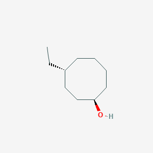 molecular formula C10H20O B13811131 (1R,4R)-4-ethylcyclooctan-1-ol 