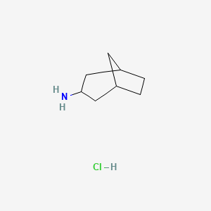 molecular formula C8H16ClN B1381114 双环[3.2.1]辛烷-3-胺盐酸盐 CAS No. 23263-48-1