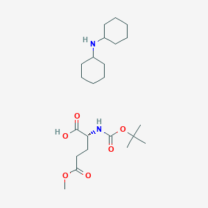 molecular formula C23H42N2O6 B1381117 Boc-D-Glu(OMe)-OH.DCHA CAS No. 76379-02-7