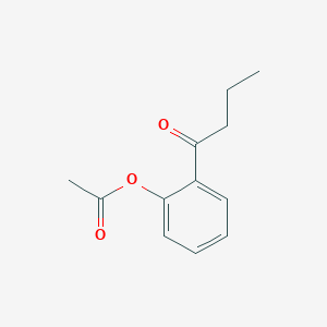 molecular formula C12H14O3 B13811184 2-Acetoxybutyrophenone 