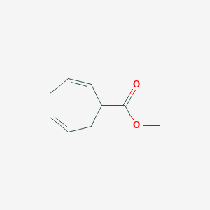 molecular formula C9H12O2 B13811192 Methyl cyclohepta-2,5-diene-1-carboxylate CAS No. 62087-46-1