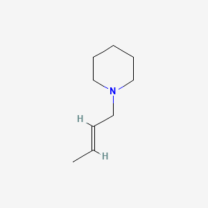 molecular formula C9H17N B13811212 1-(But-2-enyl)piperidine CAS No. 699-14-9