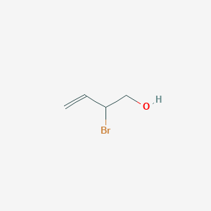 molecular formula C4H7BrO B13811237 2-Bromo-3-buten-1-OL CAS No. 64623-50-3